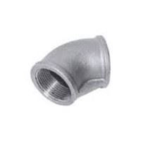 1 ½ inch NPT threaded 45 deg galvanized elbow