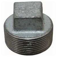 2 inch NPT malleable iron square head plug