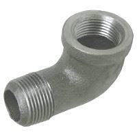 1 inch NPT threaded 90 deg malleable iron street elbow