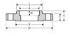 class 150 stainless steel socket weld flange line drawing