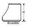 304 stainless steel weld on eccentric reducer drawing