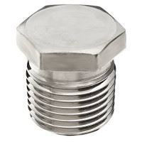 Picture of ⅛ inch NPT Class 150 304 Stainless Steel hex head plug