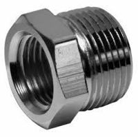 Picture of ¾ x ½ inch NPT 304 Stainless Steel Reduction Bushings
