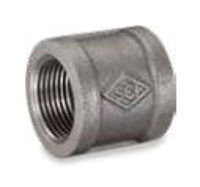 Picture of 1-1/2 inch NPT banded galvanized malleable iron full coupling