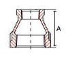 Picture of Class 150 Malleable Iron Reducing Coupling 6 x 5  inch***RESTOCK DEC 28, 2026***