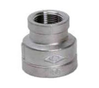 Picture of 1 x 3/4  inch NPT 304 stainless steel class 150 reducing coupling