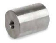 Picture of 1 x 3/8  inch NPT forged 304 stainless steel class 3000 reducing coupling