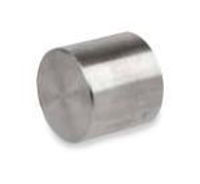 Picture of 1 inch NPT forged 304 stainless steel class 3000 threaded cap