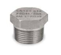 class 3000 forged 316 stainless steel hex head plug