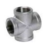 Picture of 4 inch NPT 304 stainless steel class 150 threaded cross