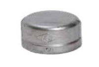 Picture of ¼ inch class 150 316 Stainless Steel threaded caps