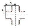 Picture of 3 inch schedule 10s316 stainless steel weld on cross