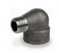 Picture of 2 inch NPT forged carbon steel class 3000 threaded 90 degree street elbow