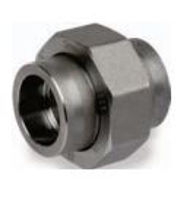 Picture of 1 ¼ inch forged carbon steel socket weld union