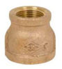 Picture of 1-1/2 x 3/4  inch NPT threaded bronze reducing coupling