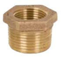 Picture of ⅜ x ¼ inch NPT threaded bronze reducing bushing