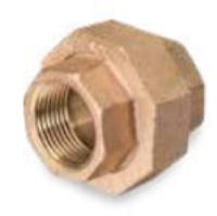 Picture of ⅜ inch NPT threaded lead free bronze union