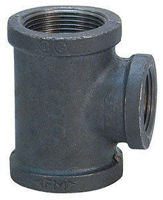Picture of 1 x 1 x 3/4 inch NPT Class 150 Malleable Iron Reducing Tee