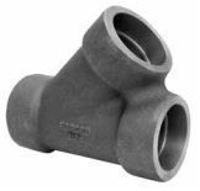 Picture of 1-1/4 inch NPS class 3000 forged carbon steel socket weld lateral