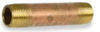 Picture of 3/8 inch NPT X 7 1/2 inch length schedule 40 BRASS NIPPLE