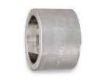 Picture of 1/8 inch forged 316 stainless steel socket weld half coupling