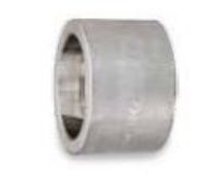 Picture of 1/8 inch forged 316 stainless steel socket weld half coupling