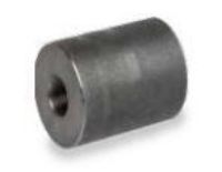 Picture of 1 x 3/4  inch forged carbon steel class 3000 reducing coupling - Made in USA