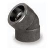 Picture of 1 inch 45 degree forged carbon steel socket weld elbow - Made In USA