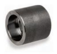 Picture of 2 1/2 inch forged carbon steel socket weld half coupling - Made In USA