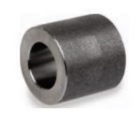 Picture of Class 3000 forged carbon steel socket weld reducing coupling 1/2 x 3/8 inch - Made In USA