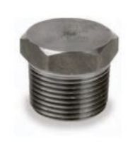 Picture of ½ inch NPT Class 3000 Forged Carbon Steel hex head plug - MADE IN USA