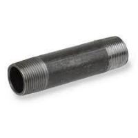 Picture of 1 1/2 inch NPT x 3 inch length TBE Schedule 80 Black - MADE IN USA