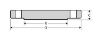Picture of 8 inch Blind Class 300 304 Stainless Steel Flange