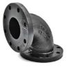 Picture of 8 inch Flanged 45 Degree Elbow in Cast Iron
