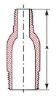 Picture of 2 X 1 inch NPT Schedule 80 Concentric Swage Nipple