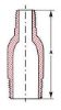 Picture of 6 X 4 inch NPT Schedule 80 Concentric Swage Nipple