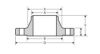 Picture of 16 inch Weld Neck Class 150 Sched STD Bore Carbon Steel Flat Face Flange