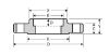 Picture of ½ inch Socket Weld Schedule 40 Bore Class 150 Schedule 40 Carbon Steel Flat Face Flange
