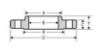 Picture of 10 inch Slip On Class 150 316 Stainless Steel Flat Face Flange