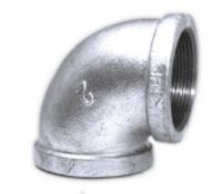 Picture of 1 ¼ inch NPT class 300 threaded 90 deg galvanized elbow